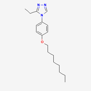 3-ethyl-4-(4-octyloxyphenyl)-4H-1,2,4-triazole