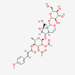 molecular formula C35H44O18 B1264867 Scrovalentinoside 
