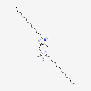 1H-Imidazole, 4,4'-methylenebis(5-methyl-2-undecyl-