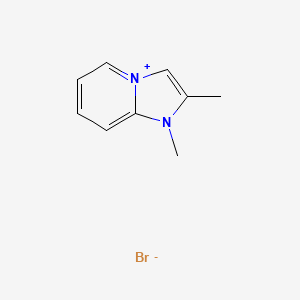 1,2-Dimethyl-1H-imidazo[1,2-a]pyridin-4-ium bromide