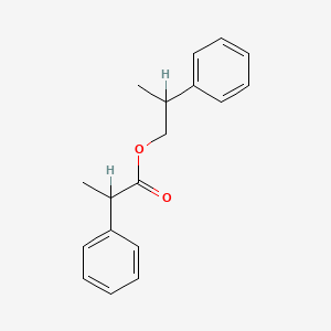 molecular formula C18H20O2 B12648786 2-Phenylpropyl 2-phenylpropionate CAS No. 66255-91-2