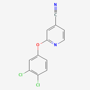 4-Pyridinecarbonitrile, 2-(3,4-dichlorophenoxy)-