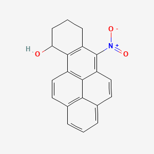 7,8,9,10-Tetrahydro-6-nitro-benzo(a)pyren-10-ol