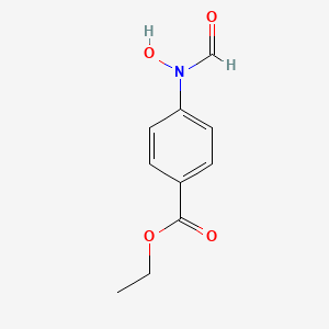 4-(Formylhydroxyamino)benzoic acid, ethyl ester