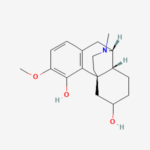 molecular formula C18H25NO3 B12648936 3-Methoxy-17-methylmorphinan-4,6-diol CAS No. 85201-34-9