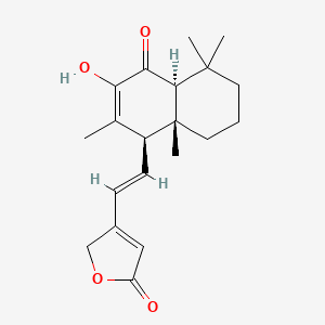 molecular formula C20H26O4 B1264899 hedychilactone D 