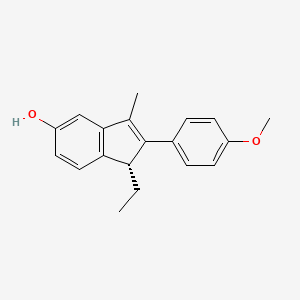 (R)-1-Ethyl-2-(4-methoxyphenyl)-3-methyl-1H-inden-5-ol