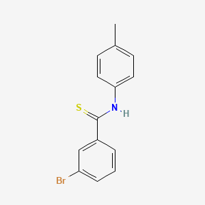 Benzenecarbothioamide, 3-bromo-N-(4-methylphenyl)-