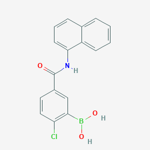 2-Chloro-5-(1-naphthylcarbamoyl)benzeneboronic acid