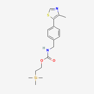 2-(Trimethylsilyl)ethyl 4-(4-methylthiazol-5-yl)benzylcarbamate