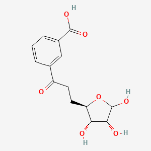 molecular formula C14H16O7 B1264928 Dehypoxanthine futalosine 