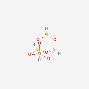 molecular formula H4O6Si4 B1264937 Tetrasilsesquioxane cage 