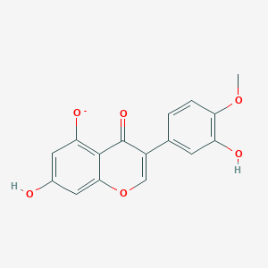 molecular formula C16H11O6- B1264940 Pratensein(1-) 