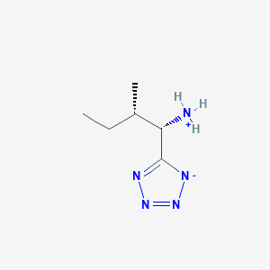 molecular formula C6H13N5 B1264942 L-5(1-Amino-2-methylbutyl)tetrazole 