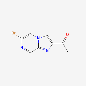 1-(6-Bromoimidazo[1,2-a]pyrazin-2-yl)ethanone