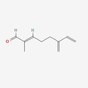 2,7-Octadienal, 2-methyl-6-methylene-, (E)-