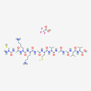 H-Cys-Gly-Lys-Lys-Gly-Met-Val-Gly-Gly-Val-Val-OH.TFA