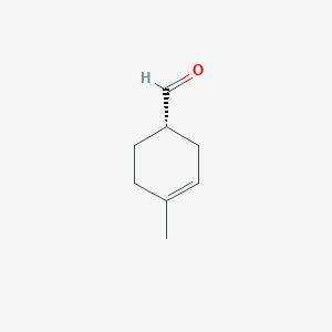 molecular formula C8H12O B126496 (1S)-4-methylcyclohex-3-ene-1-carbaldehyde CAS No. 155156-87-9