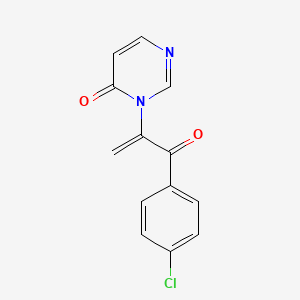 4(3H)-Pyrimidinone, 3-(1-(4-chlorobenzoyl)ethenyl)-