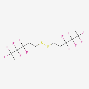 3,3,4,4,5,5-Hexafluoro-1-(3,3,4,4,5,5-hexafluorohexyldisulfanyl)hexane