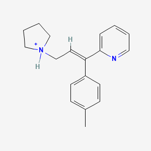 molecular formula C19H23N2+ B1264965 Triprolidine(1+) 