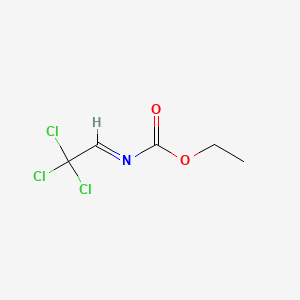 Carbamic acid, (2,2,2-trichloroethylidene)-, ethyl ester