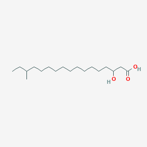 3-Hydroxy-15-methylheptadecanoic acid