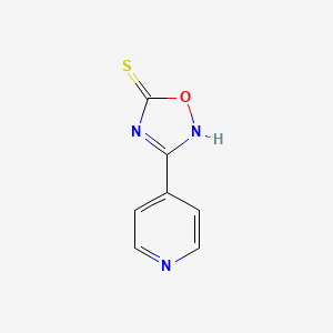 1,2,4-Oxadiazole-5(2H)-thione, 3-(4-pyridinyl)-