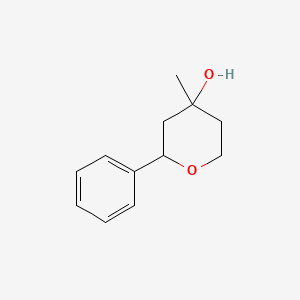 Tetrahydro-4-methyl-2-phenyl-2H-pyran-4-ol