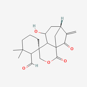 molecular formula C20H26O5 B1264968 trichorabdalA 