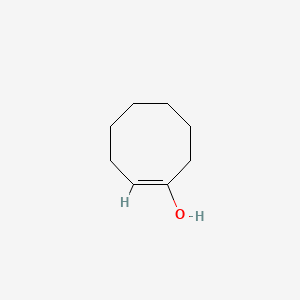 molecular formula C8H14O B12649681 Cycloocten-1-ol CAS No. 56225-66-2