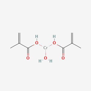 molecular formula C8H14CrO5 B12649692 Bis(methacrylato-O)chromium CAS No. 69068-10-6