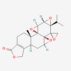 molecular formula C21H24O6 B1264976 (14S)-Triptolide-14-spiro-1'-oxirane 