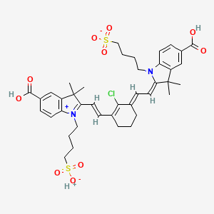molecular formula C40H47ClN2O10S2 B1264978 NIR-820 dye 
