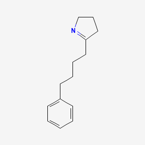 2H-Pyrrole, 3,4-dihydro-5-(4-phenylbutyl)-