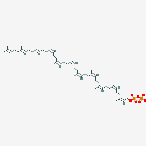 molecular formula C55H89O7P2-3 B1264988 Di-trans,octa-cis-undecaprenyl diphosphate 