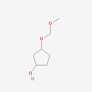 3-(Methoxymethoxy)cyclopentan-1-ol