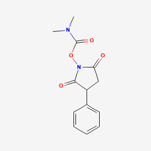 2,5-Dioxo-3-phenylpyrrolidin-1-yl dimethylcarbamate