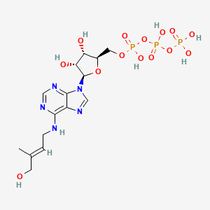molecular formula C15H24N5O14P3 B1264998 trans-Zeatin riboside triphosphate 