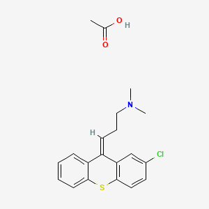 molecular formula C20H22ClNO2S B1264999 Chlorprothixene acetate CAS No. 58889-16-0