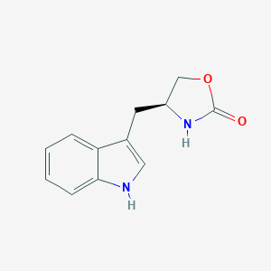 B126500 (S)-4-((1H-Indol-3-yl)methyl)oxazolidin-2-one CAS No. 152153-01-0