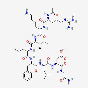 Ac-Arg-Lys-Ile-Leu-Phe-Leu-Asp-Gly-NH2