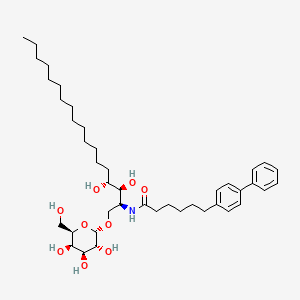 1-O-(alpha-D-galactopyranosyl)-N-[6-([1,1'-biphenyl]-4-yl)hexanoyl]phytosphingosine
