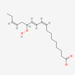 (9Z,11E,15Z)-13-hydroperoxyoctadecatrienoate