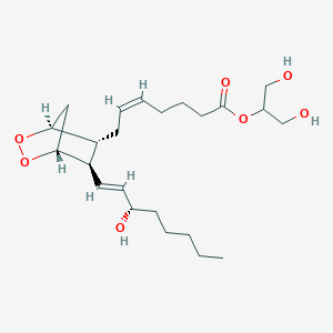 molecular formula C23H38O7 B1265020 2-glyceryl-Prostaglandin H2 