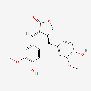 molecular formula C20H20O6 B1265023 尖锐木脂素 B 