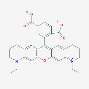 molecular formula C31H31N2O5+ B1265030 ATTO 565 para-isomer(1+) 