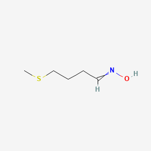 molecular formula C5H11NOS B1265032 4-(甲硫基)丁醛肟 