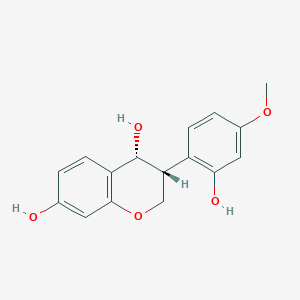 molecular formula C16H16O5 B1265034 (3R,4R)-7,2'-dihydroxy-4'-methoxyisoflavanol 