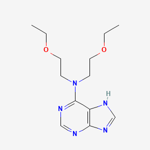 N,N-bis(2-ethoxyethyl)-7H-purin-6-amine